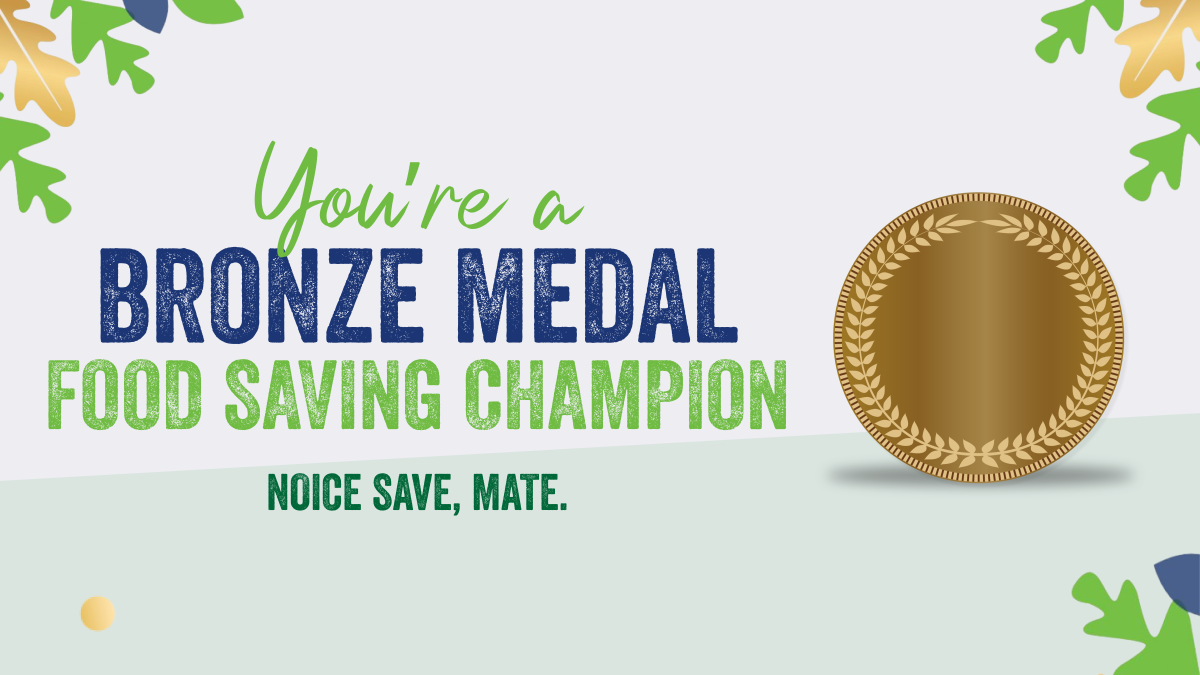 Bronze Medal Food Saving Champion