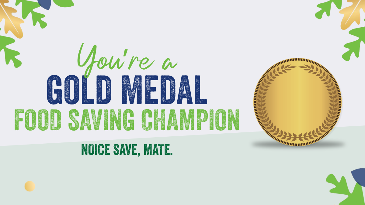 Gold Medal Food Saving Champion