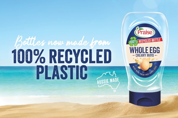 100% Recycled Bottles
