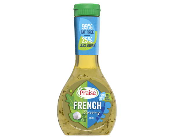 Praise Dressing Fat Free Less Sugar French 330 ml