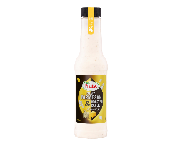 Praise Creamy Parmesan & Roasted Garlic Dressing 250ml