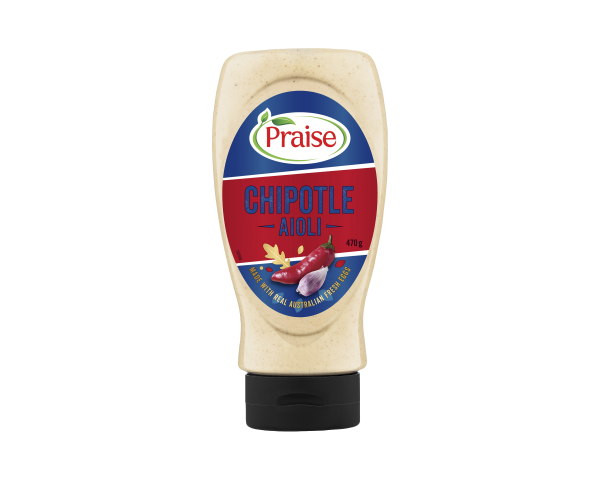 Praise Mayonnaise Squeeze Chipotle Aioli 470 g