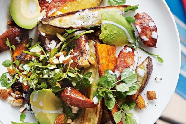 roasted garlic salad