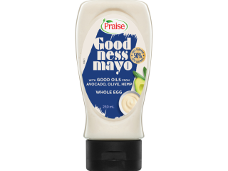Praise Good Oils Mayonnaise Whole Egg 250 ml