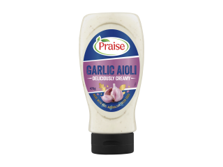 Praise Mayonnaise Squeeze Garlic Aioli 470 g